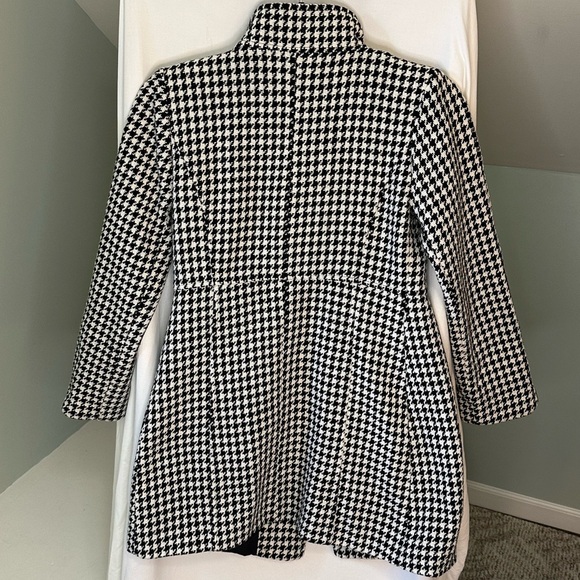 Bitten Sarah Jessica Parker Women Houndstooth wool Blend Black Y2K Size Medium - Picture 6 of 9